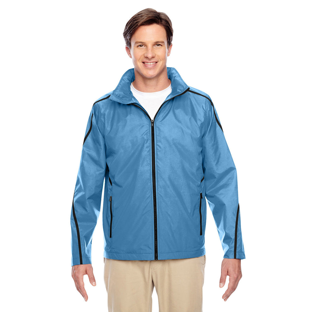 Team 365 Men's Sport Light Blue Conquest Jacket with Fleece Lining