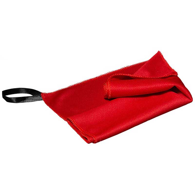 red cooling towel