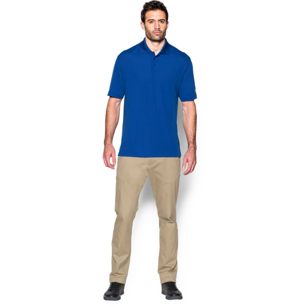 royal blue under armour shirt