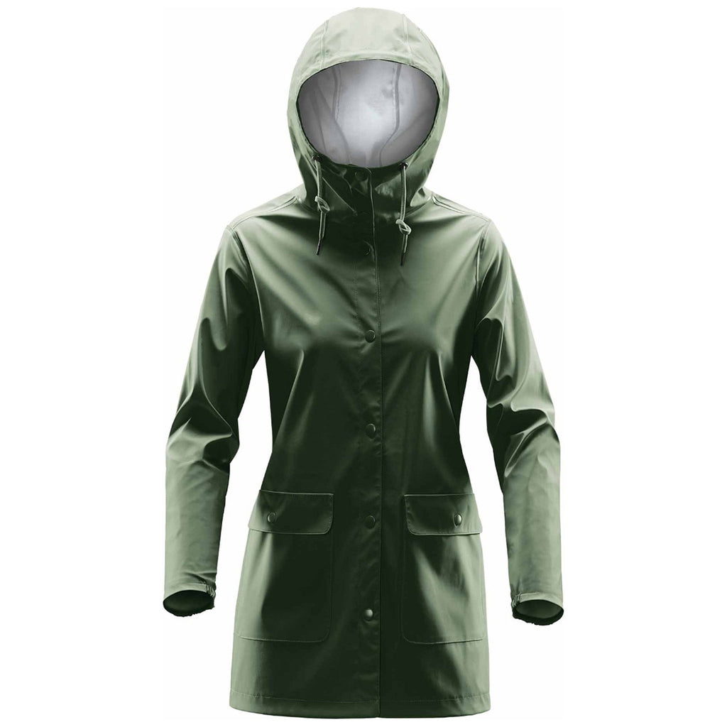 women's fitted rain jacket