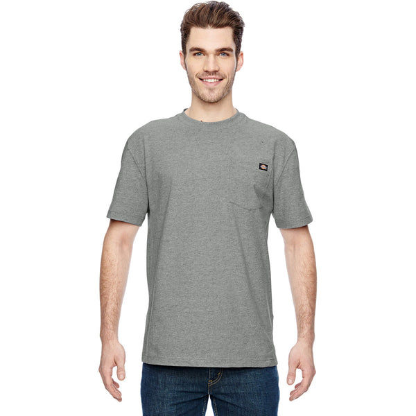 Dickies Men's Heather Grey 6.75 oz. Heavyweight Work T-Shirt