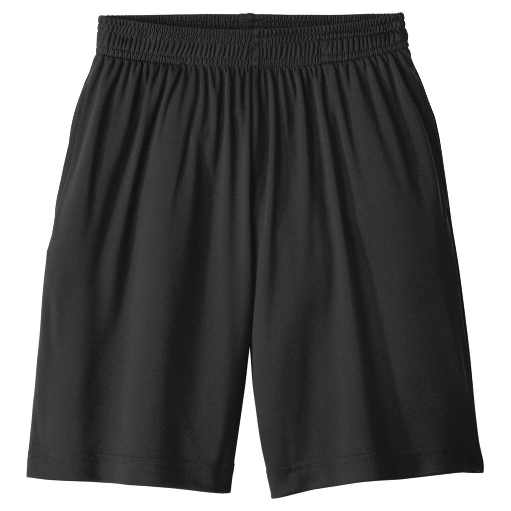 Download Sport-Tek Youth Black PosiCharge Competitor Pocketed Short