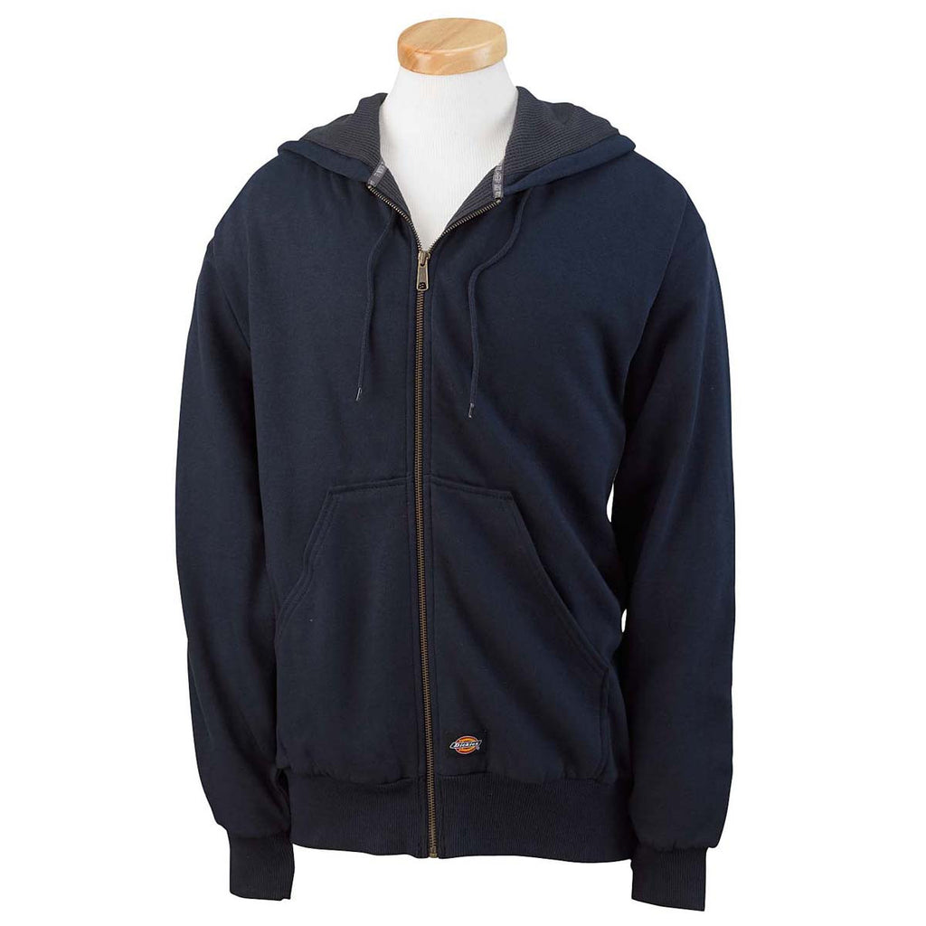 dickies thermal lined fleece hoodie