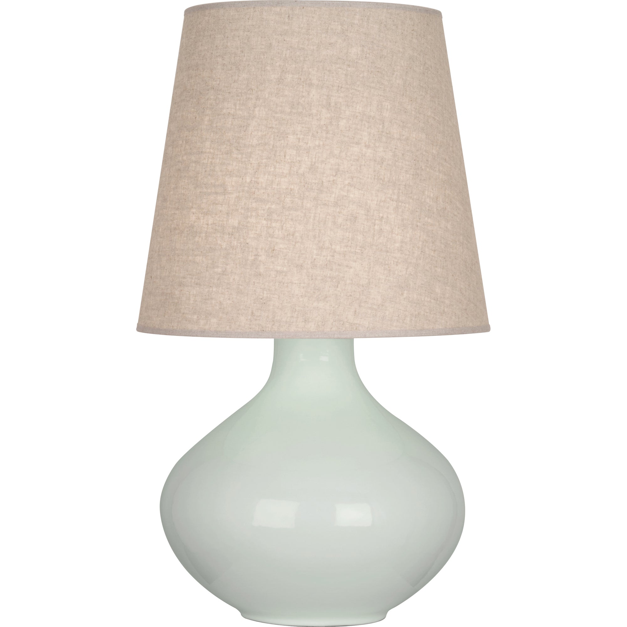Celadon Funky June Table Lamp with Exaggerated Curves - Perfect for Adding Style to Any Space