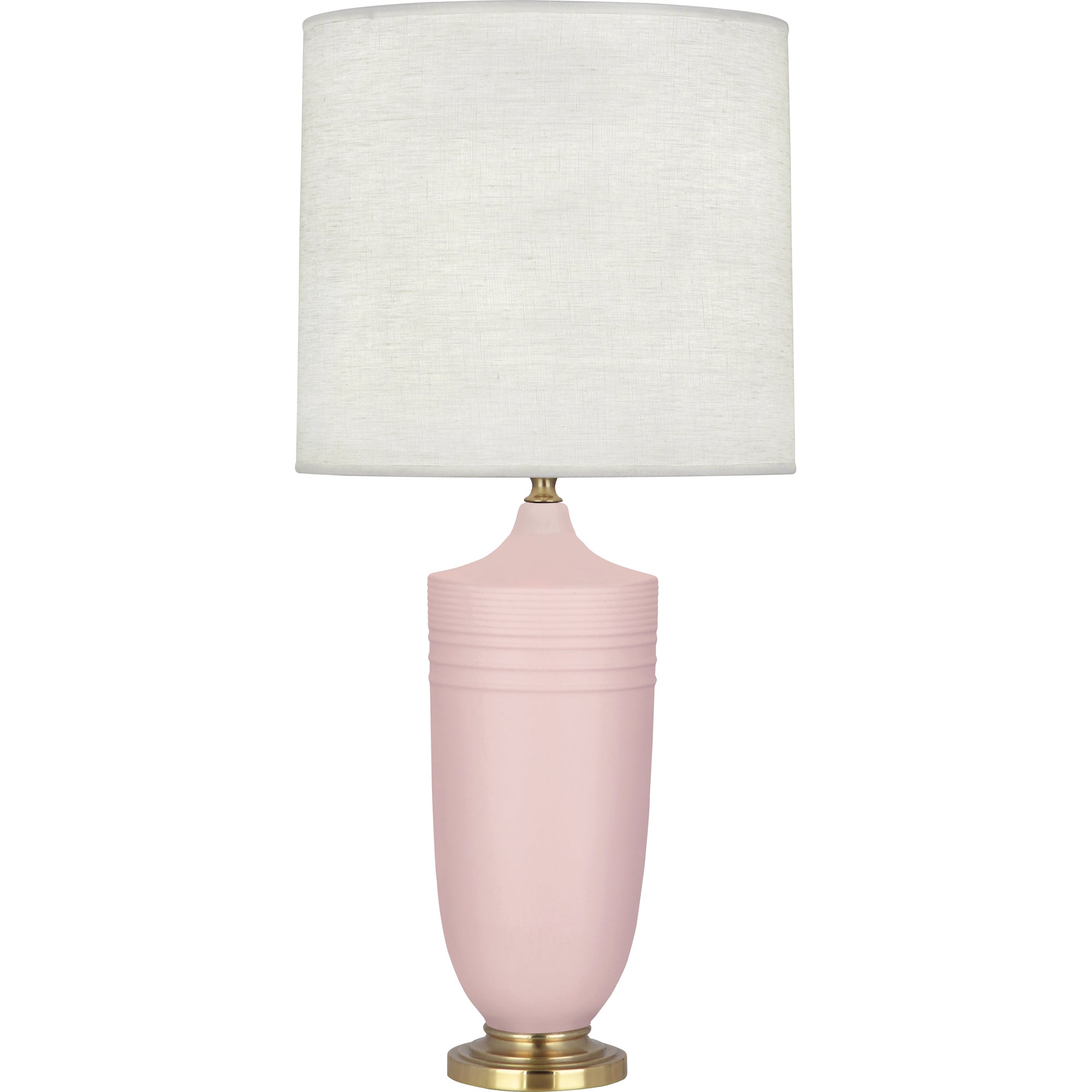 Matte Table Lamp by Michael Berman - Chic Modern Design with Brass Accents for Elegant Spaces