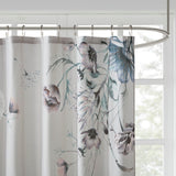Madison Park Cassandra Casual 100% Cotton Printed Shower Curtain MP70-7842