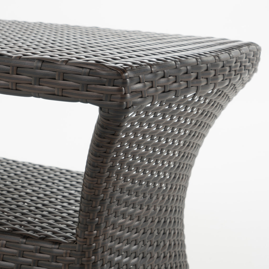 berkeley outdoor wicker side table