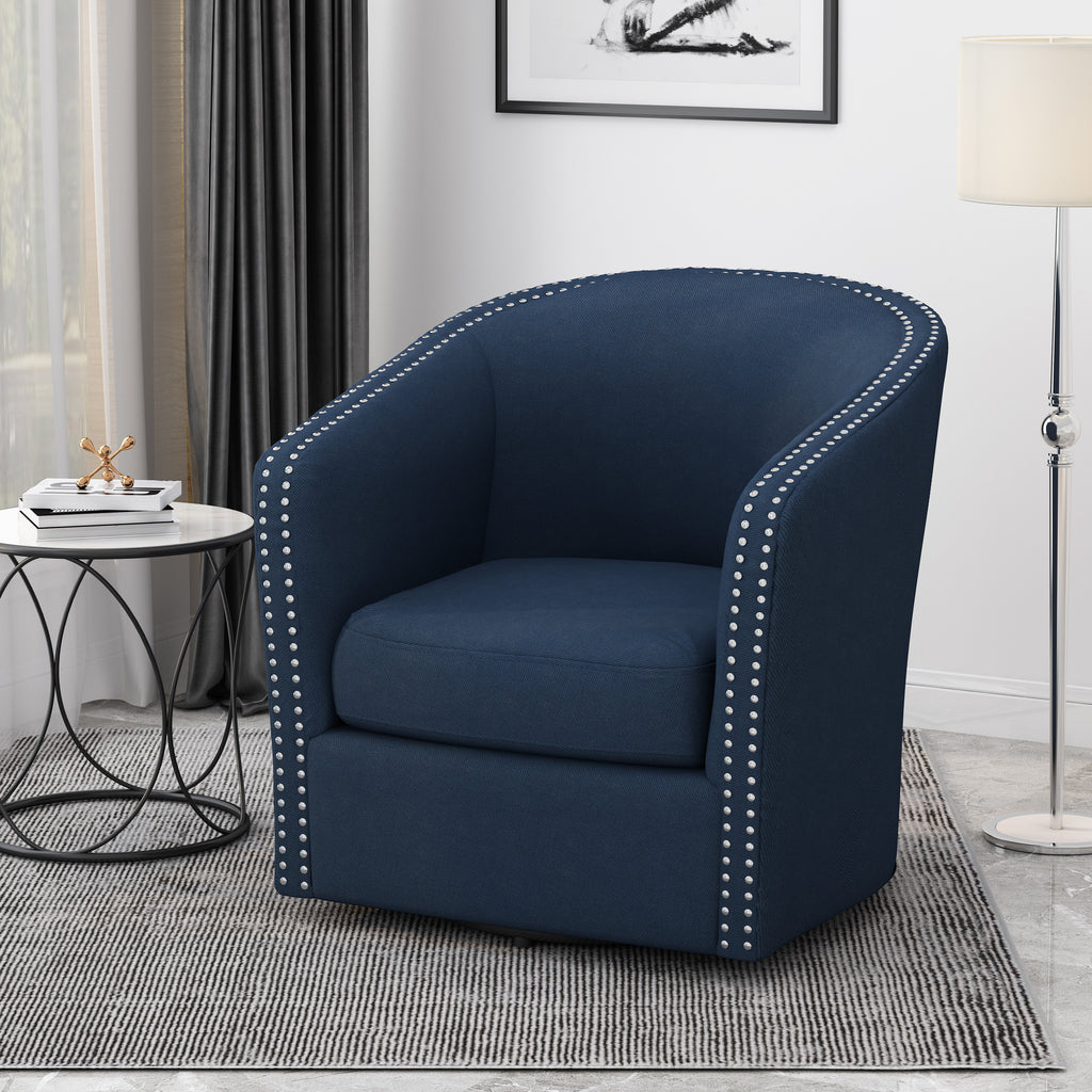 maya fabric swivel chair