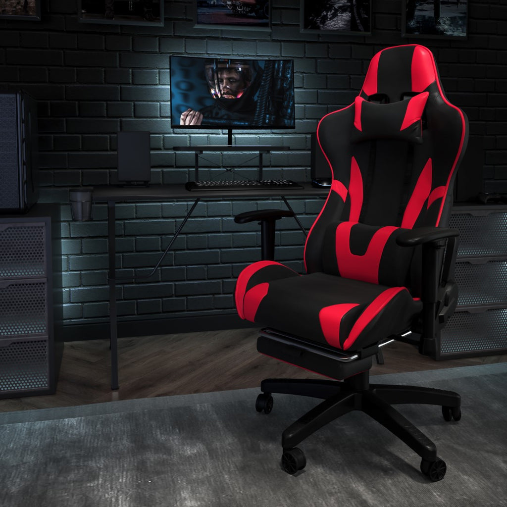 gaming chair and desk set