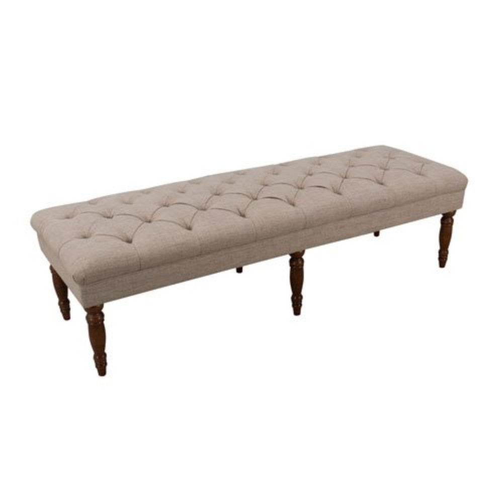 traditional upholstered bench