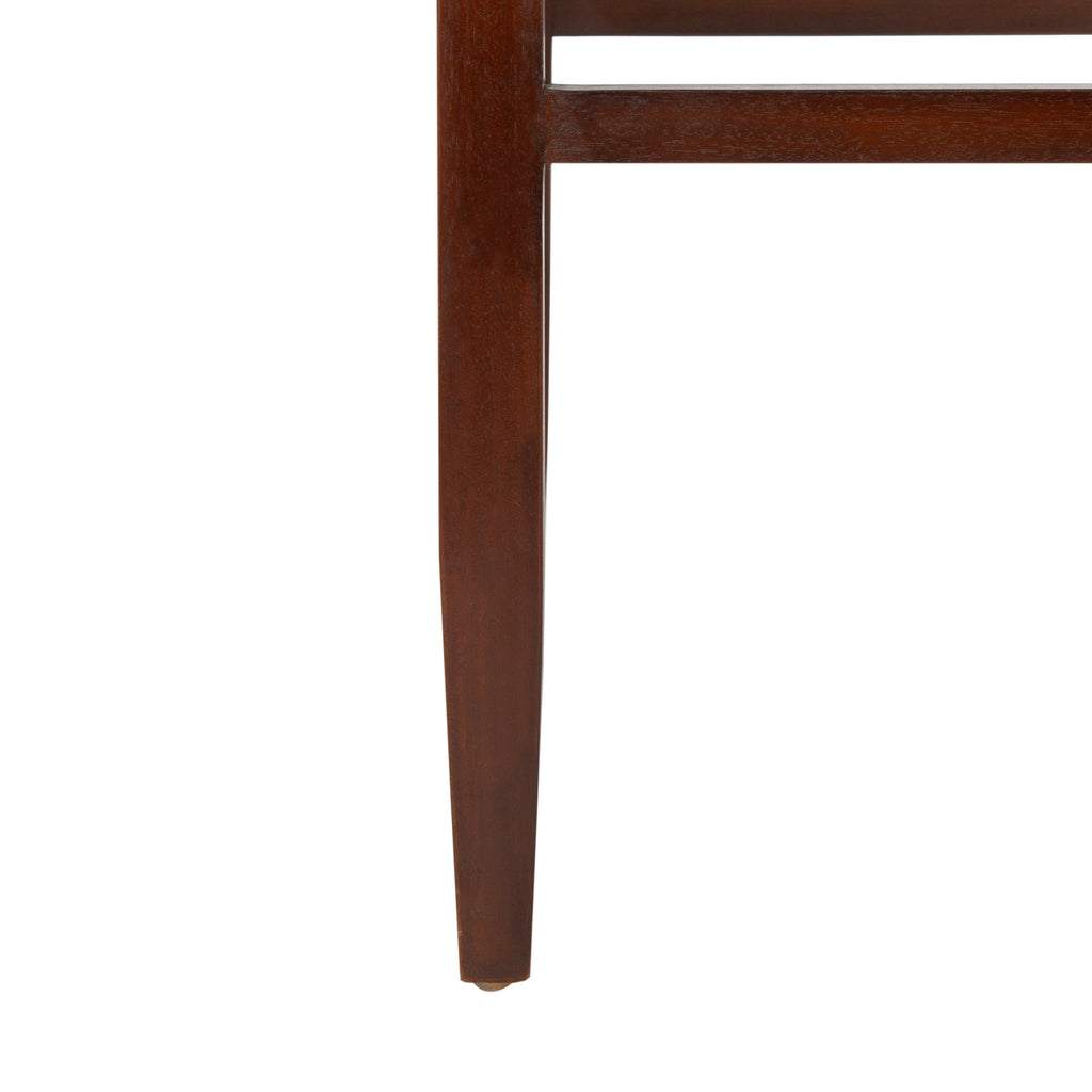 safavieh paxton cognac woven leather counter stool