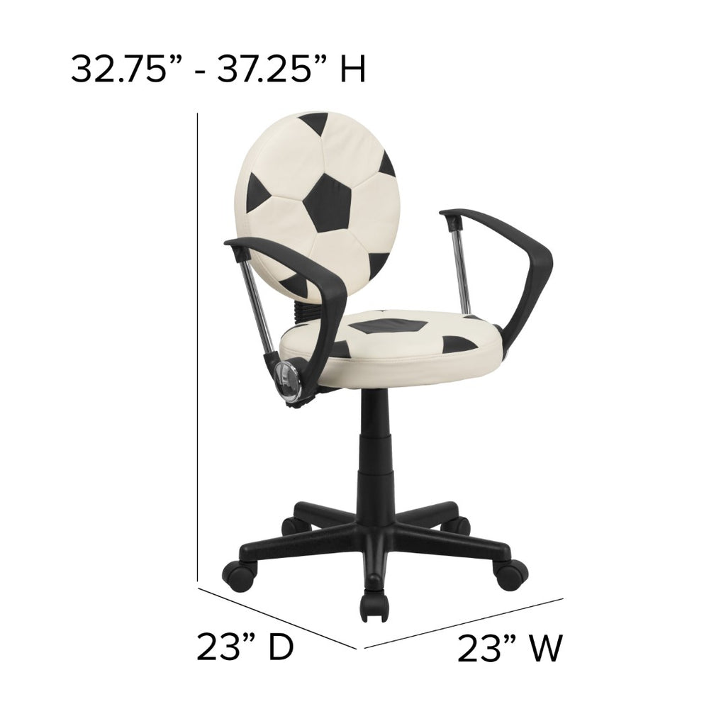 soccer swivel chair