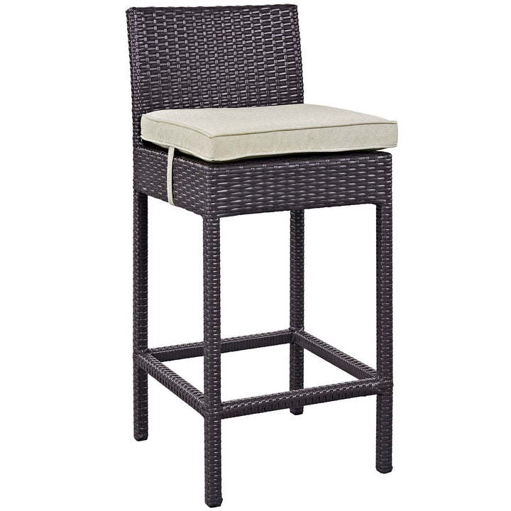 Convene Outdoor Patio Fabric Bar Stool EEI-1006-EXP-BEI