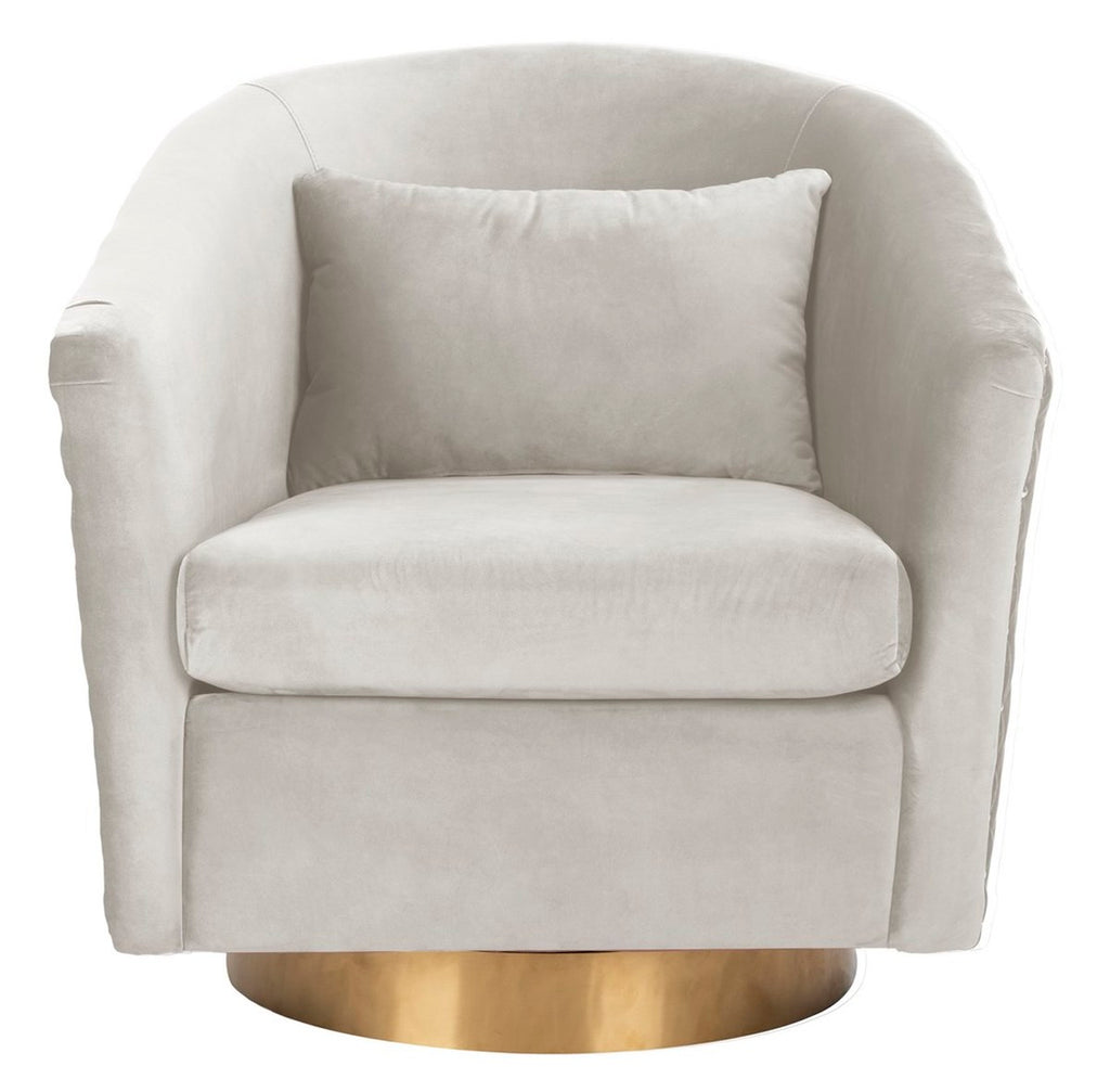 white swivel tub chair