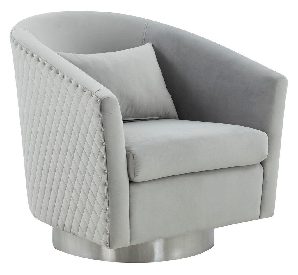 clara quilted swivel tub chair safavieh