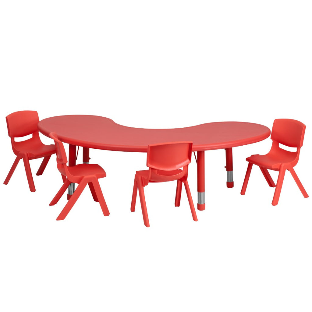 half moon childrens table