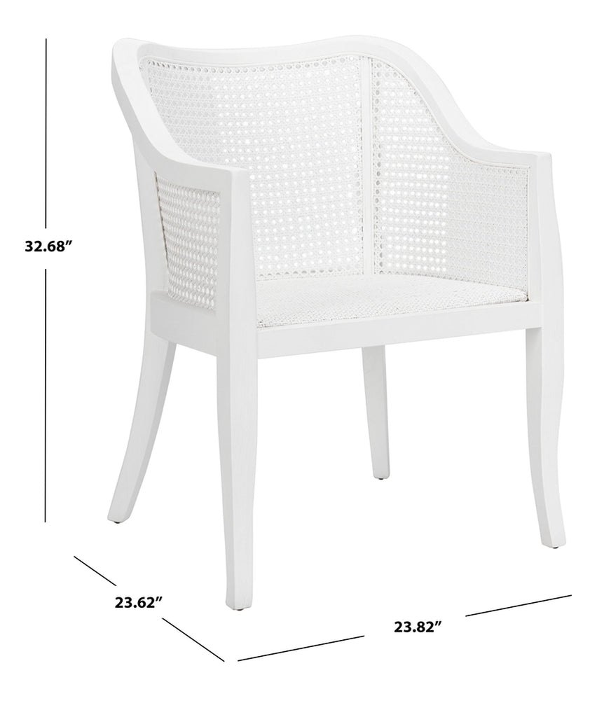 safavieh maika cane dining chair