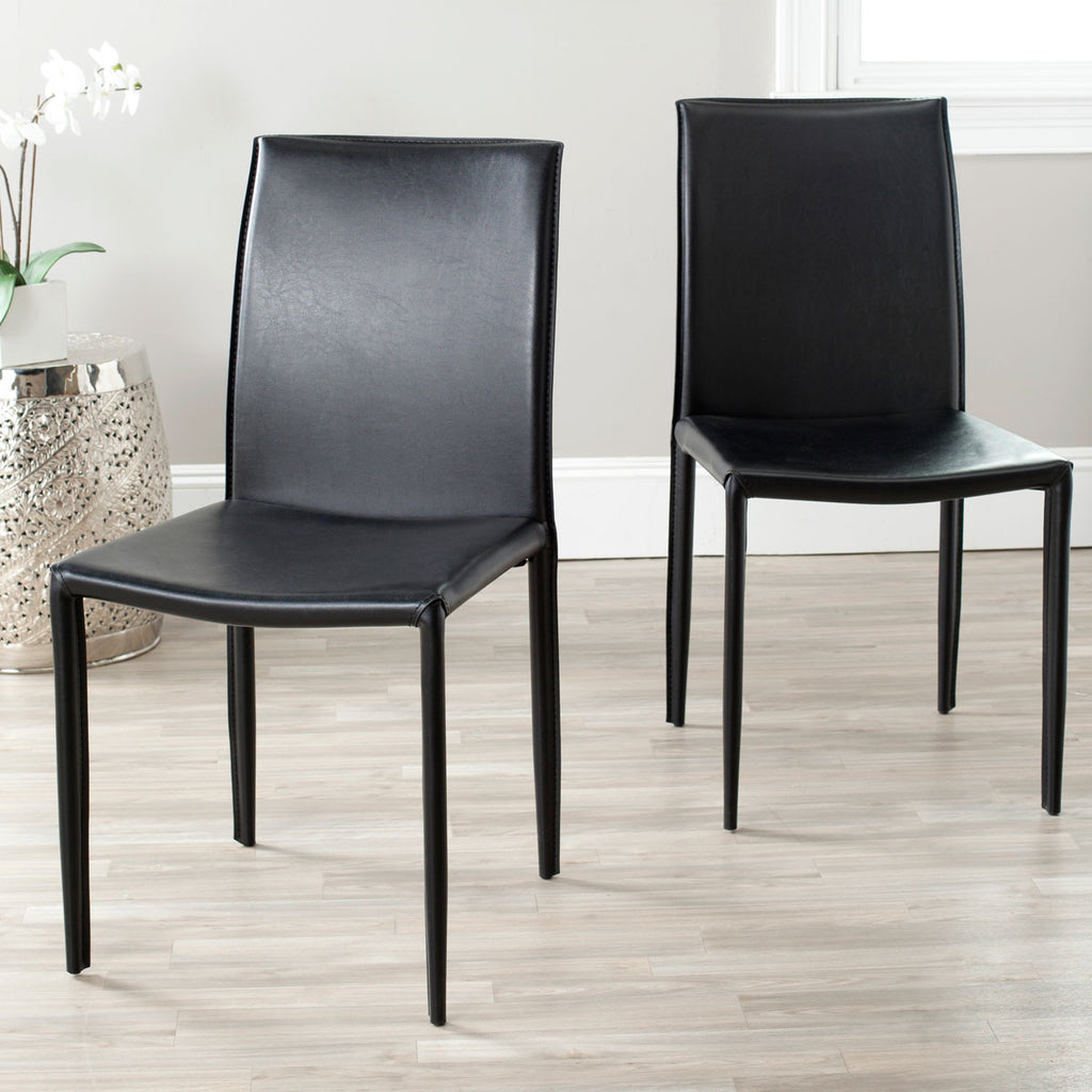 habitat leather dining chairs