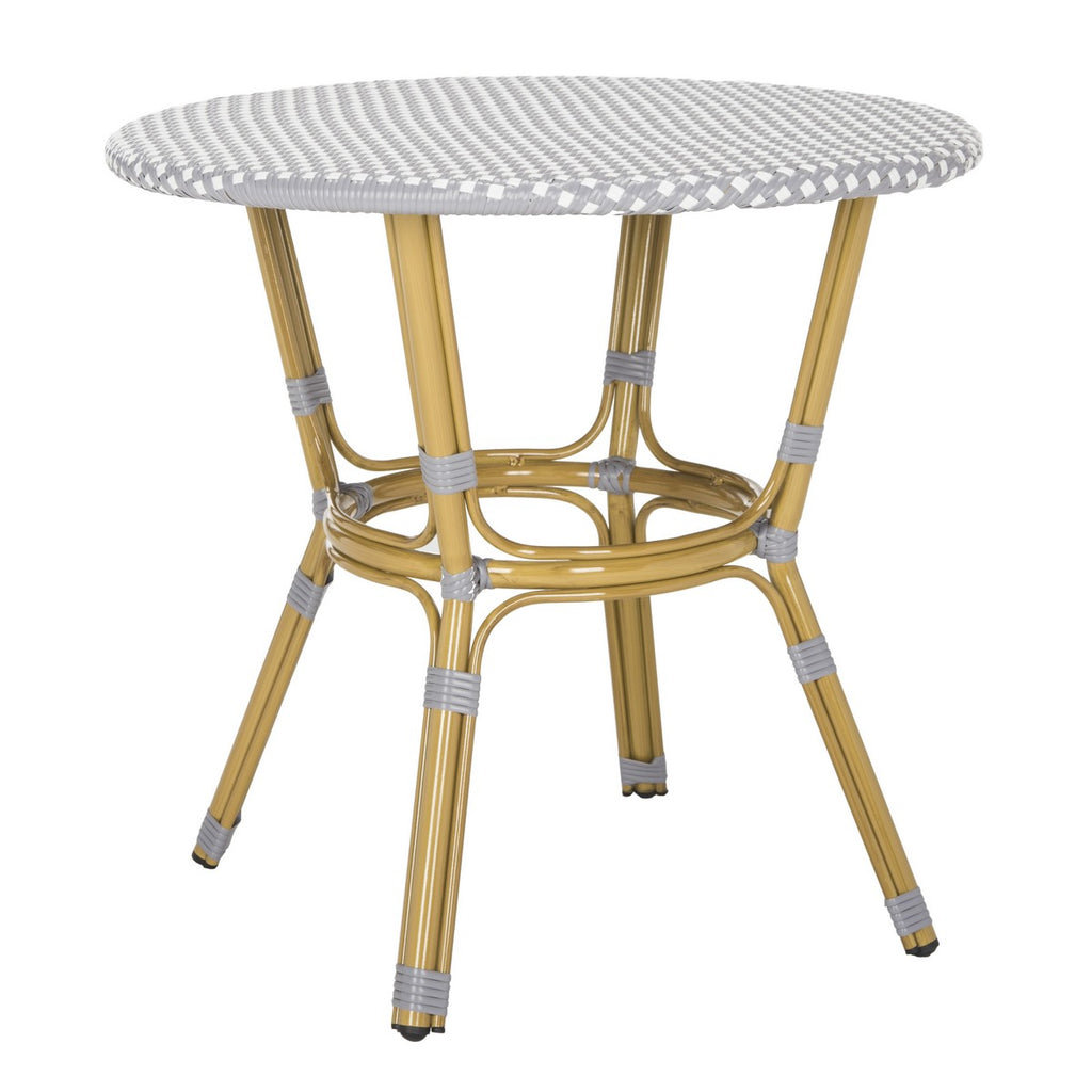 woven bistro table