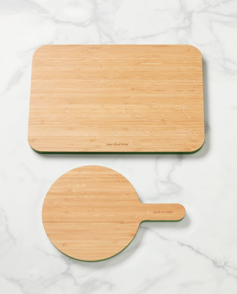 Knock On Wood Cutting Boards, Set Of 2 – English Elm