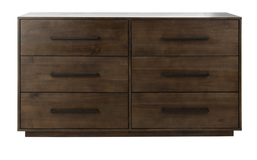 Mallory 6 Drawer Dresser Dark Chocolate Couture English Elm