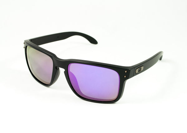 Oakley Holbrook Matte Black Frame with Revant Optics Plasma Purple Pol ...