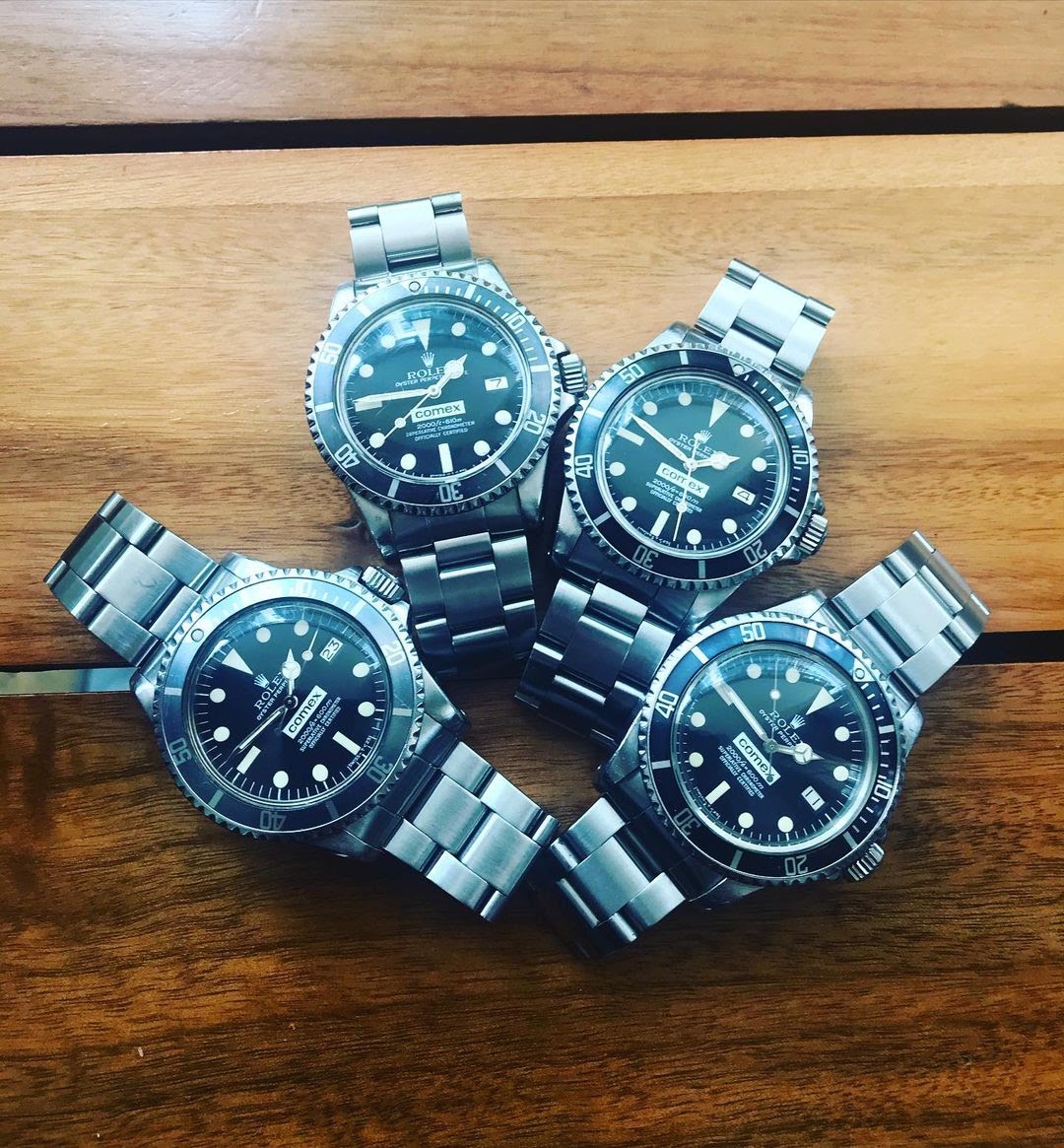 4 Rolex submariners special edition