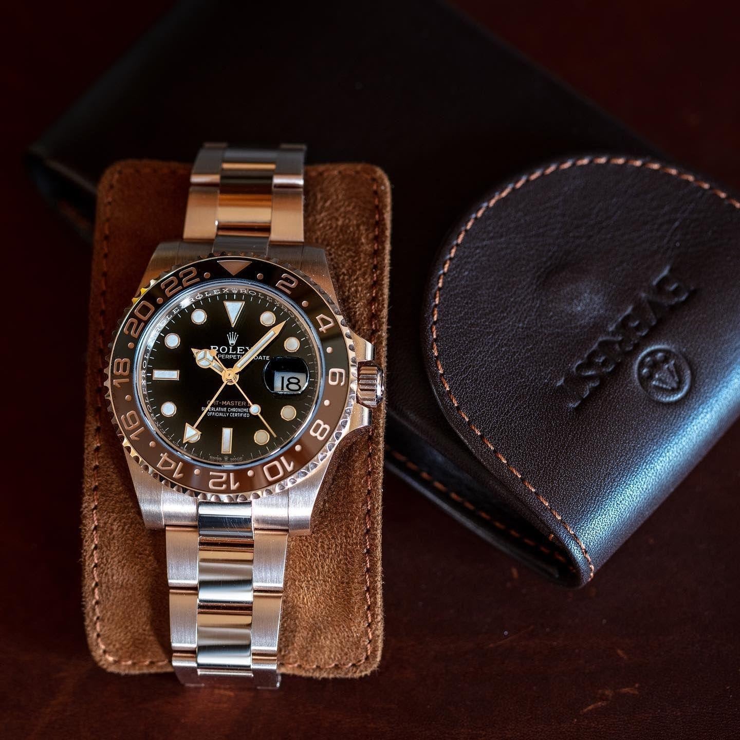 gmt master near everest leather pouch