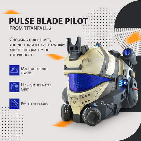 Despite its futuristic appearance, the Pulse Blade Pilot Helmet offers amazing comfort and allows you to enjoy cosplay without discomfort.