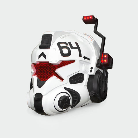 Custom Titanfall Battle Rifle Pilot White Helmet