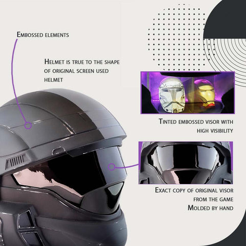 Embodiment of Power and Style - Cyber Craft and the ODST - Rookie Helmet.