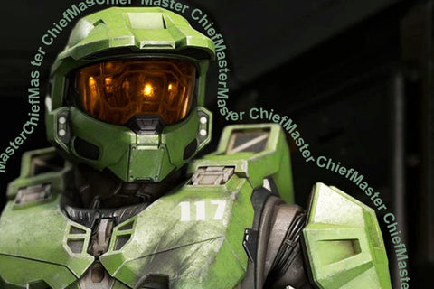 Master Chief Helmet from Halo Infinite / Cosplay Helmet / Game Helmet / Halo Helmet