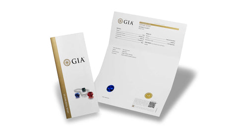 Purchasing a Stone with a GIA Certification Report | Benitoite Mini...