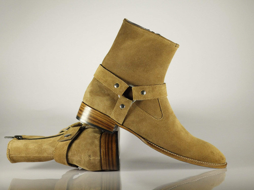 the madrid strap boots