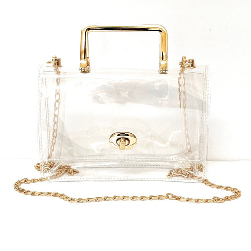 Studded Clear Gameday Bag – Mary Hawthorne Interiors