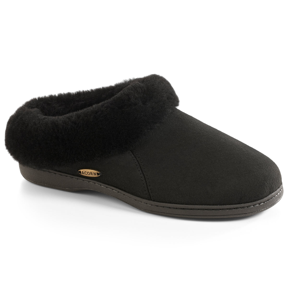 acorn women's ewe collar slipper