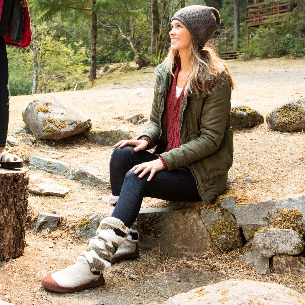 acorn slouch boot slippers