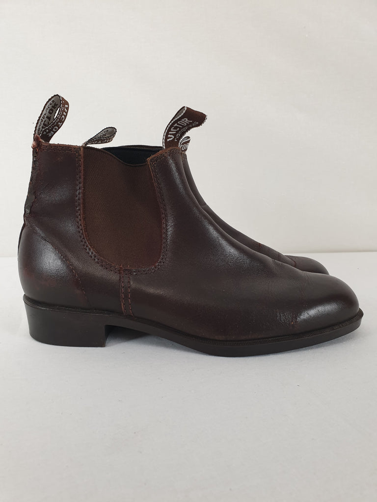 old style leather boots