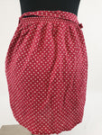 Some Days Lovin Polka Dot Red Skirt Womens Size S 8-10