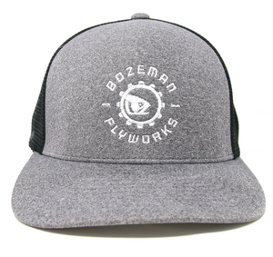 Trucker Hat - Navy Blue and White – Bozeman FlyWorks