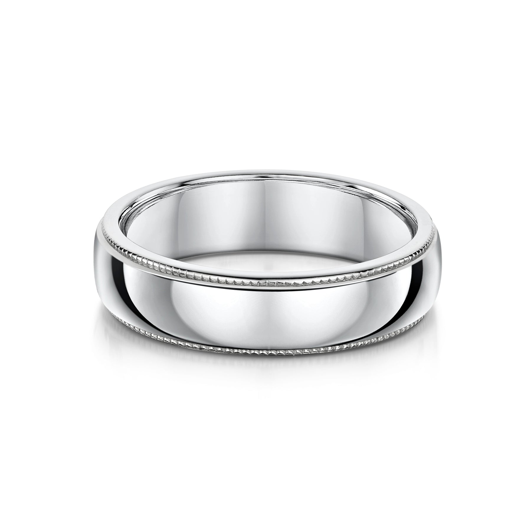 5mm Men's Wedding Ring in Palladium Hamilton & Inches