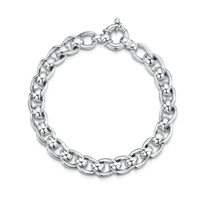 Double Link Bracelet in Sterling Silver - Hamilton & Inches