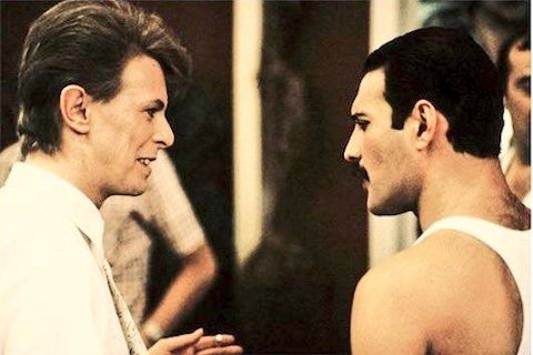 David Bowie & Freddie Mercury