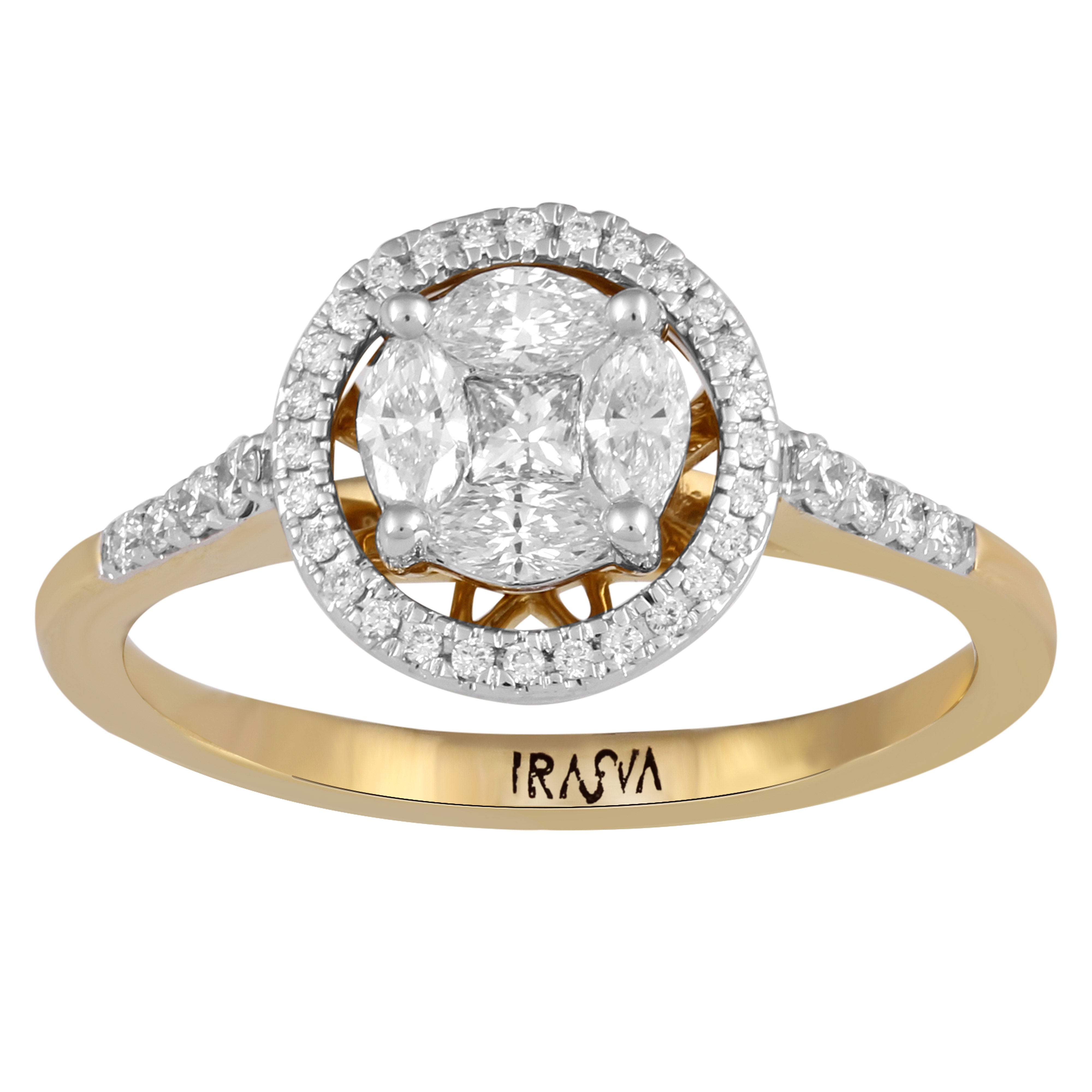 18ct white gold pear shape diamond ring | Cerrone Jewellers