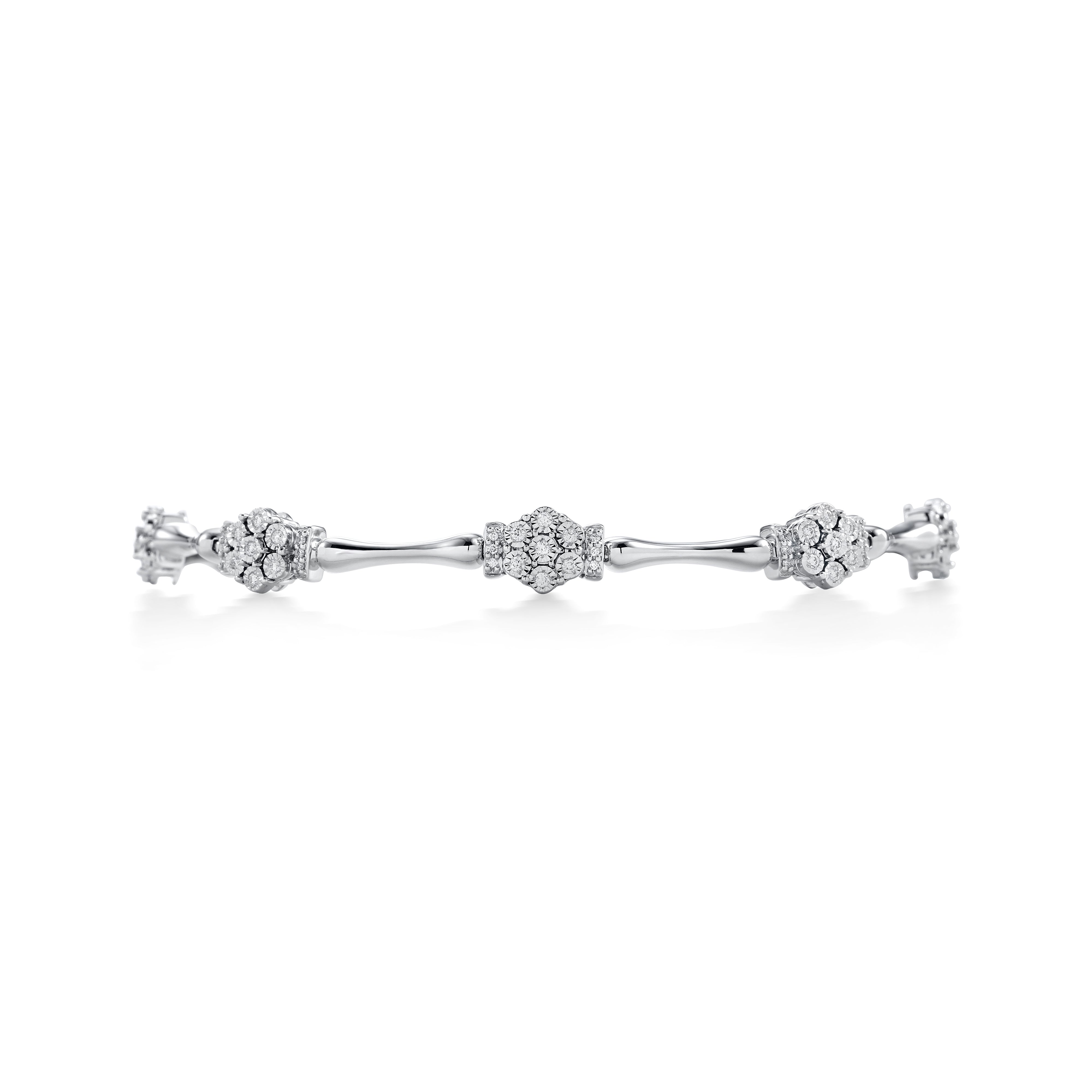 Buy Triad Sparkle Diamond Bracelet Online | CaratLane