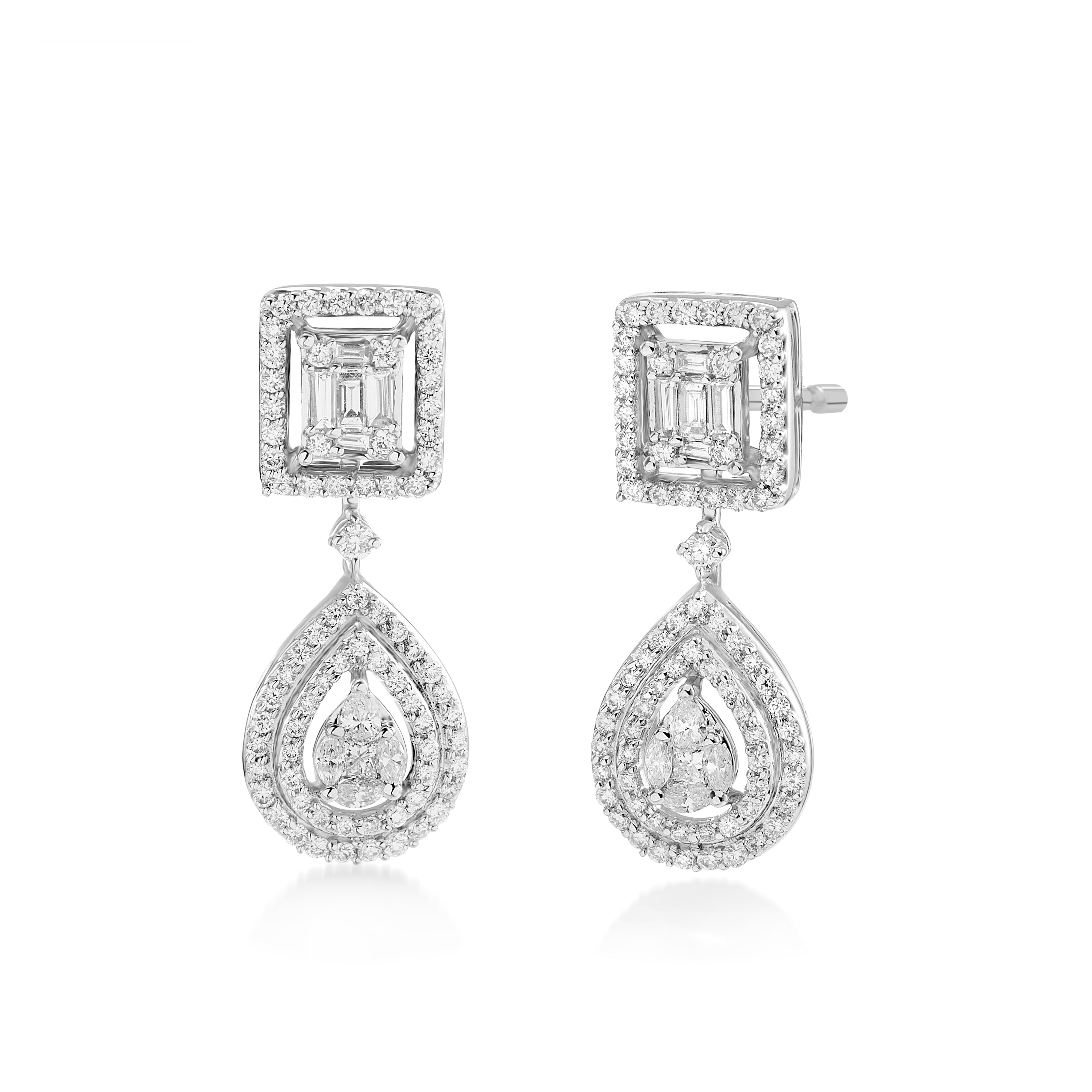 Annoushka 18ct Gold Flight Shimmy Diamond Earring Drops | Liberty