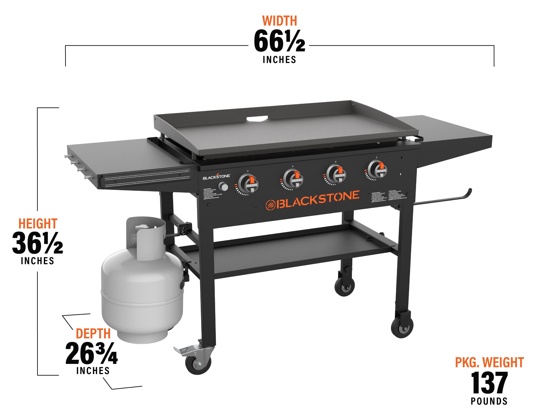 SafBbcue 36 Inch Griddle Hinged Lid for Blackstone Flat Top Grill  Accessories Hard Cover Griddle Hood with Thermometer Fits Blackstone 1818  1825 1863