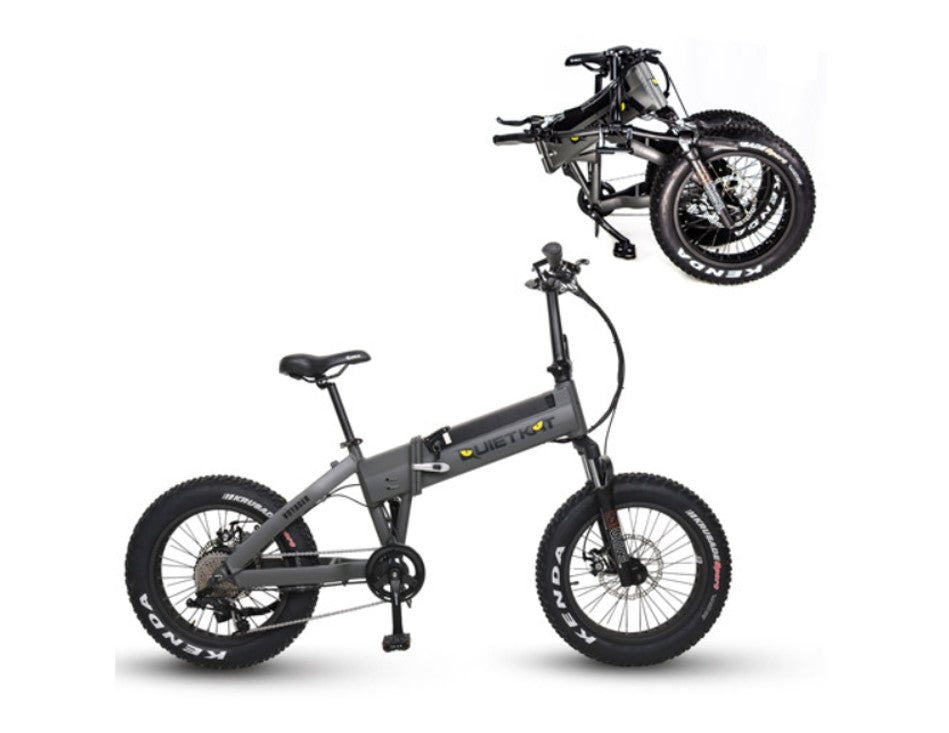 quietkat 750w voyager folding electric bike