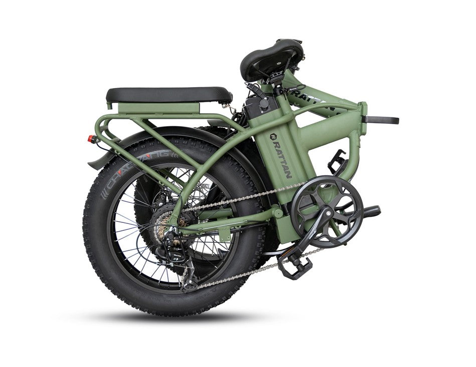 Rattan Lm 750w Fat Tire Folding Electric Bike Portable4life