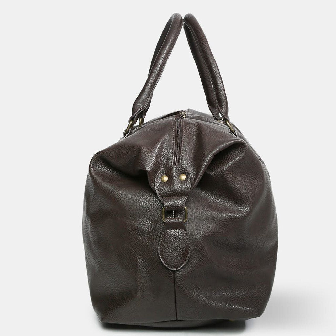 Gunner Brown Vegan Leather Duffle Bag– Portable4Life